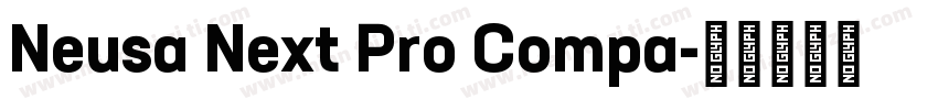 Neusa Next Pro Compa字体转换